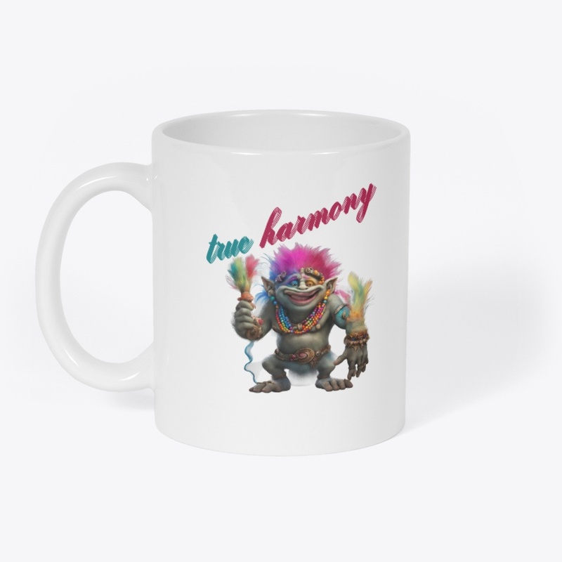 troll true harmony with many colorfull