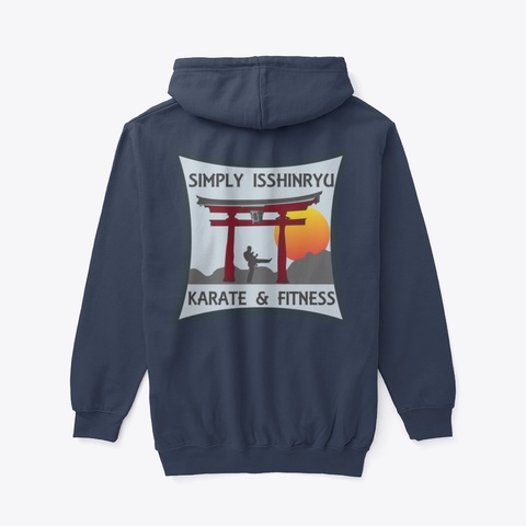 Sikf Wear Navy T-Shirt Back