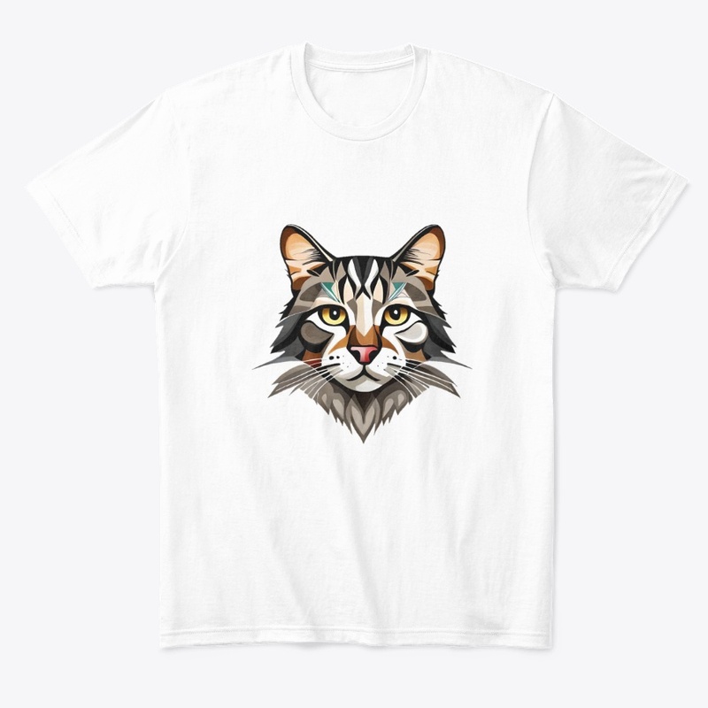 Cat head t-shirt and hoddie (customised)