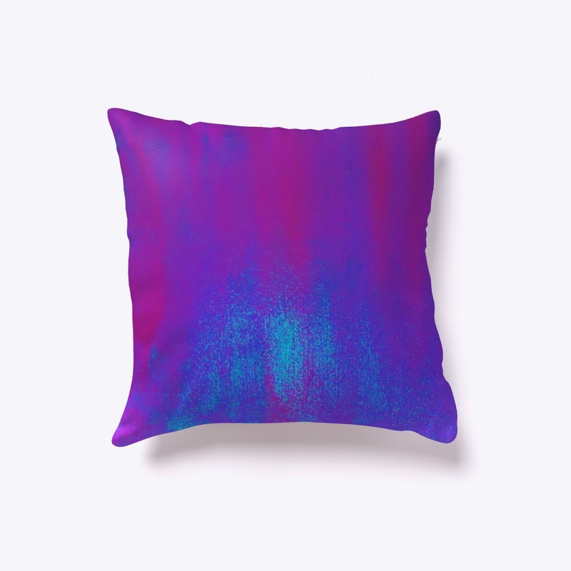 Electric Blue on Purple