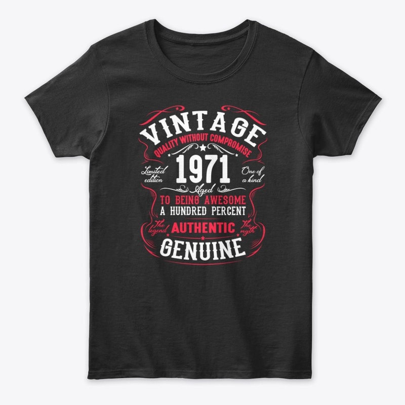 Vintage 1971 birthday Gift ideas