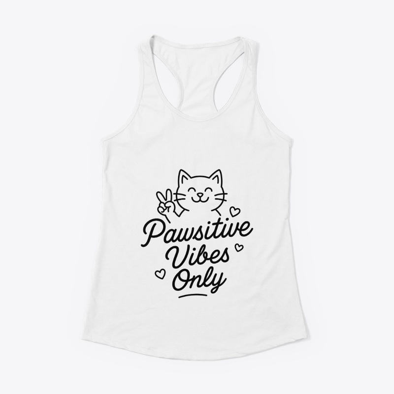 Happy Heart Cat – Pawsitive Vibes