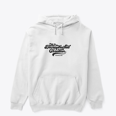 The Deconstructed Christian White T-Shirt Front