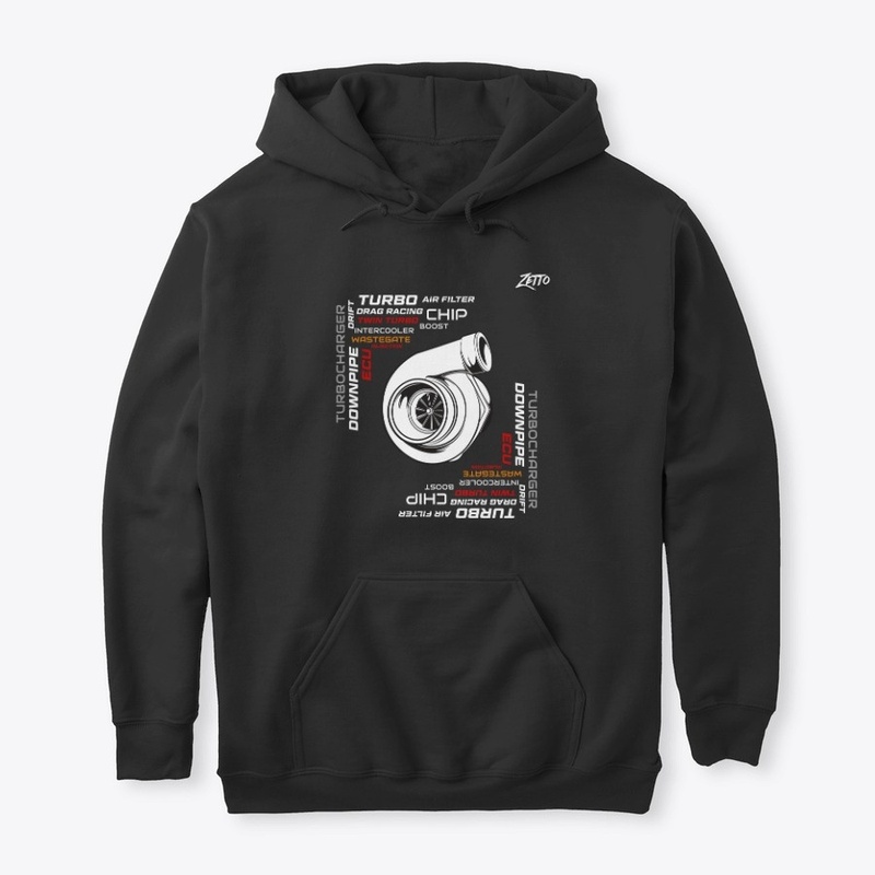 Zetto Pullover Hoodie Turbo New