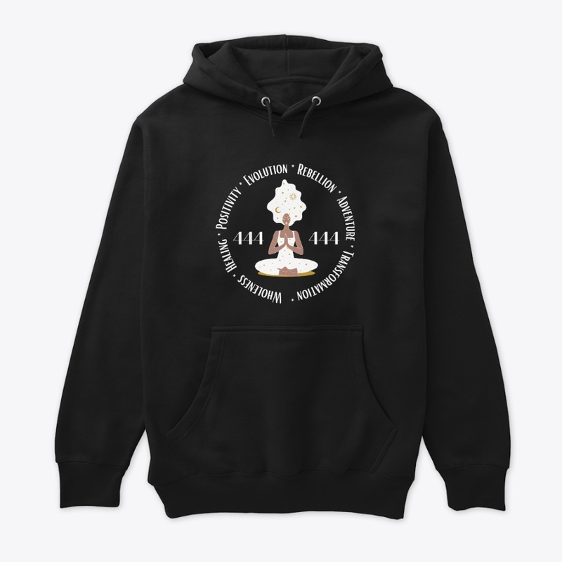 444 Angel Number - Black Collection