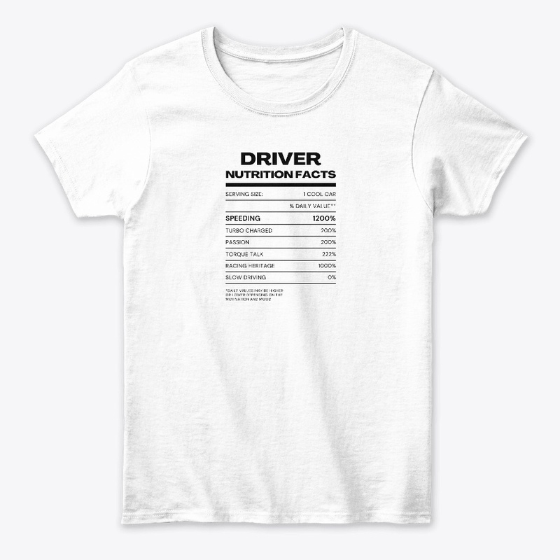 DRIVER NUTRITION FACTS