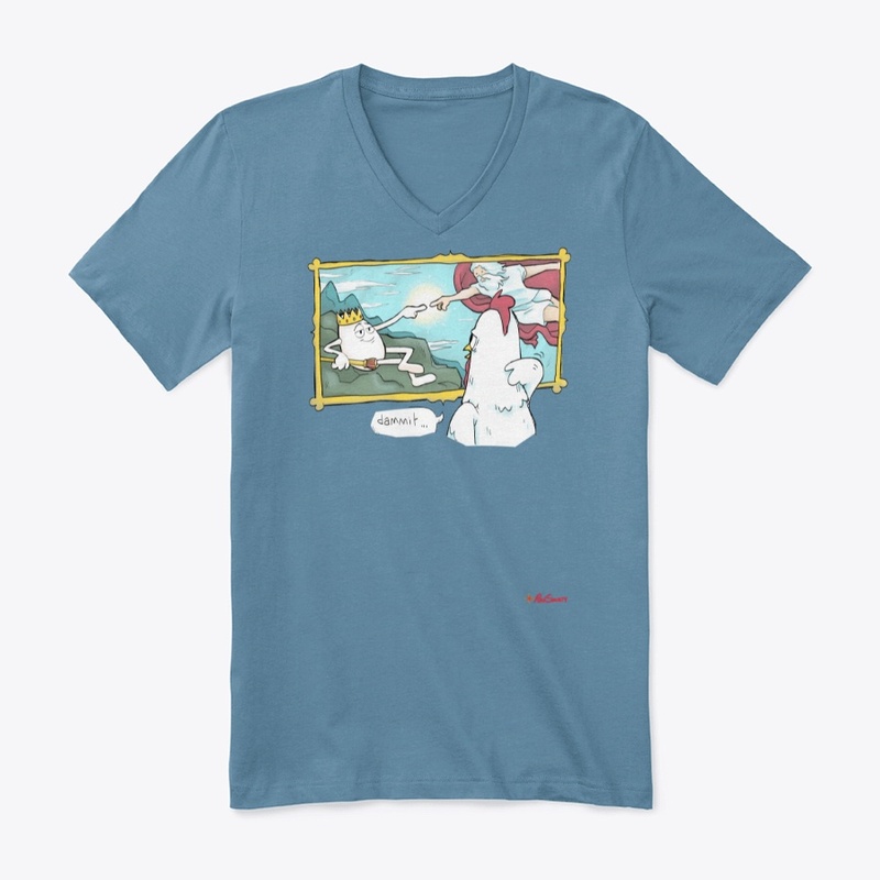 God Created Egg - red logo