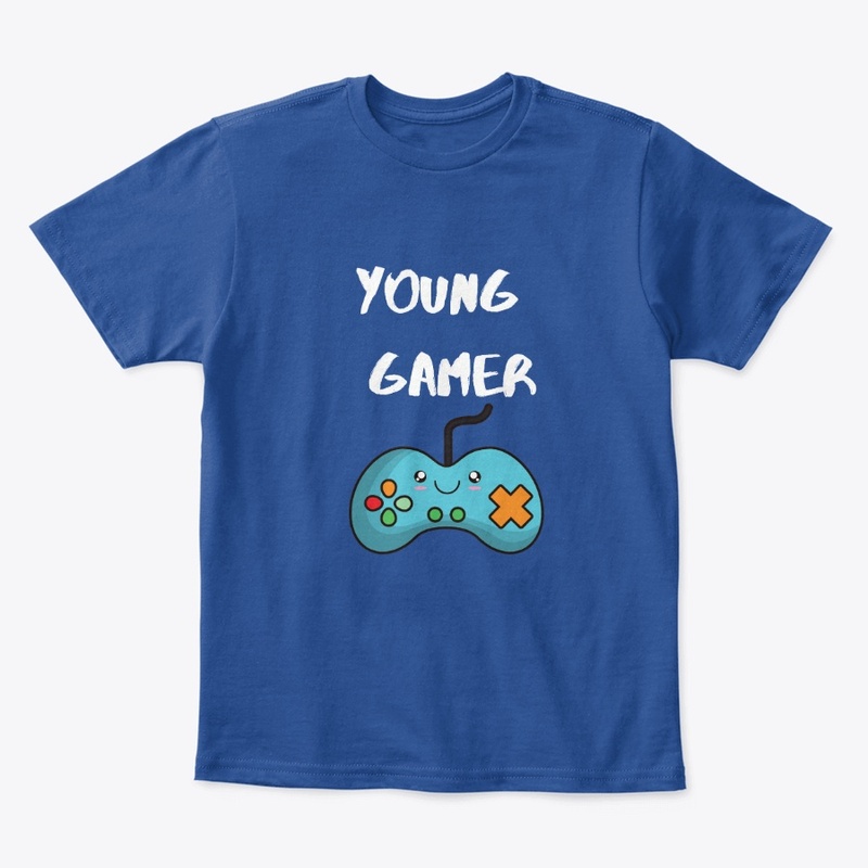 young gamer , kids T-shirt.