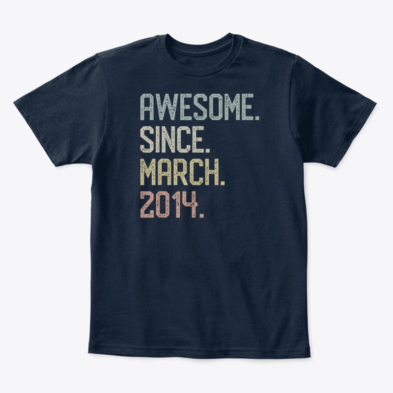 Born in March 2014 Vintage 5th Birthday