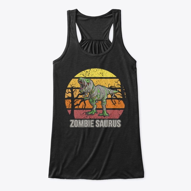 Zombie Saurus Halloween Dinosaur T Rex