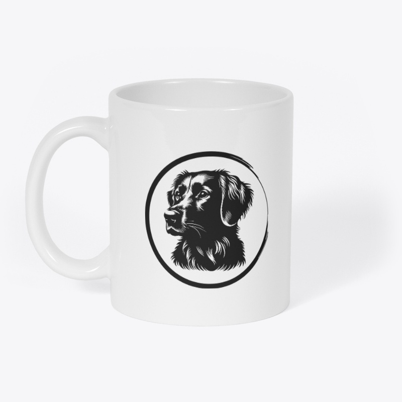 Dog T-shirt design illustration