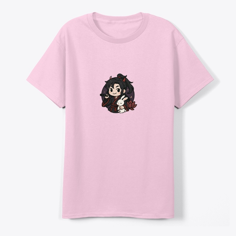 Wei Wuxian Chibi Art | Flute &amp; Bunny