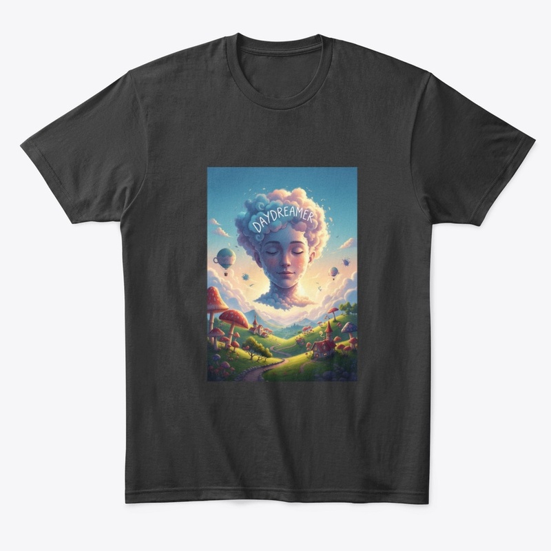 Whimsical Head in the Clouds Daydreamer