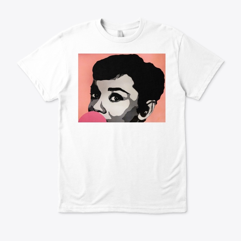 Audrey Hepburn Eyes Landscape