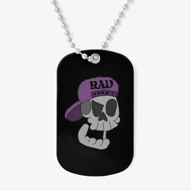 RAD SKULL (Dog Tag) 