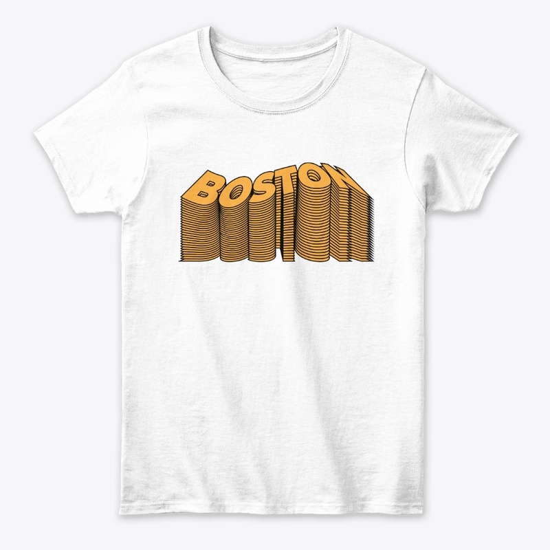 Boston Text Warp - Yellow/Black