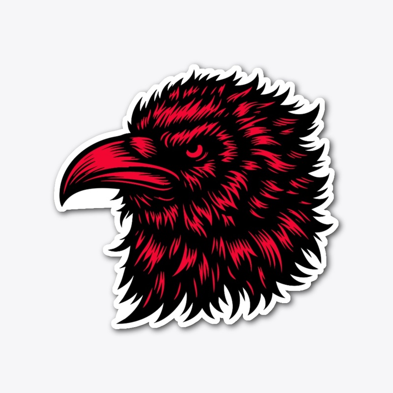 Wild and Mysterious Crow Design