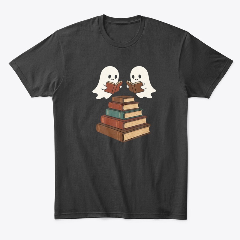 Happy Ghosts Reading Books