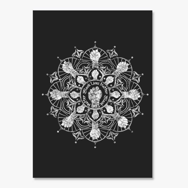 Black Lives Matter Pretty Mandala Design