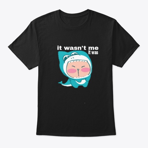 Baby Shark Clothing Black T-Shirt Front