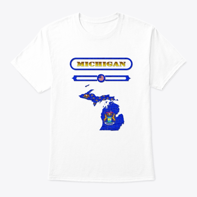 MICHIGAN MAP, MICHIGAN. SAMER BRASIL