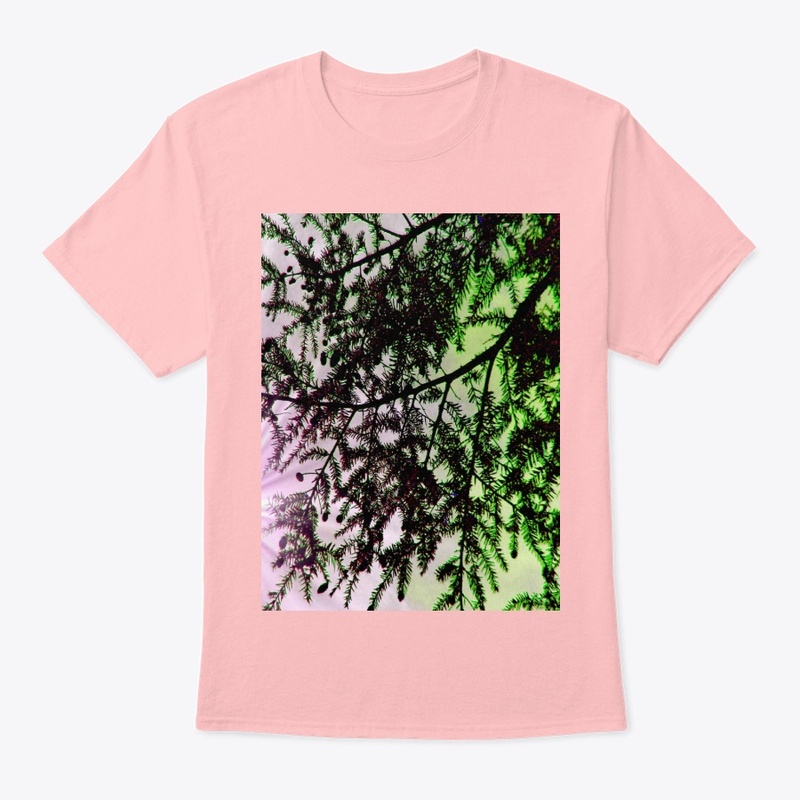 green and pink tree 