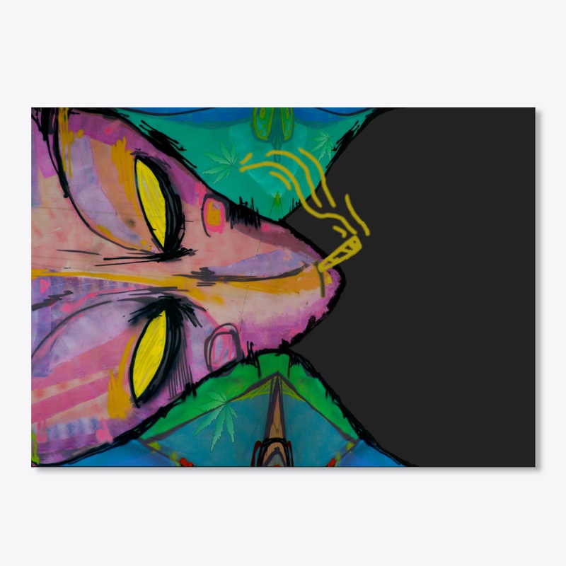 Smoking Alien T-shirt 
