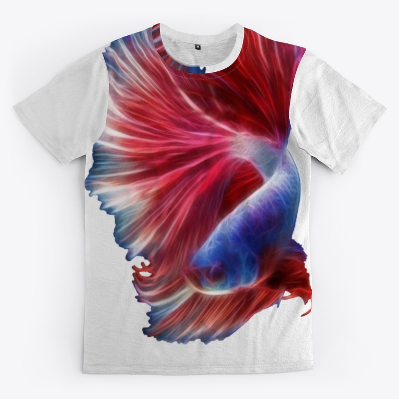 betta fish abstract