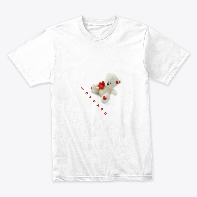 3D Bear “Love You” – Cute Design