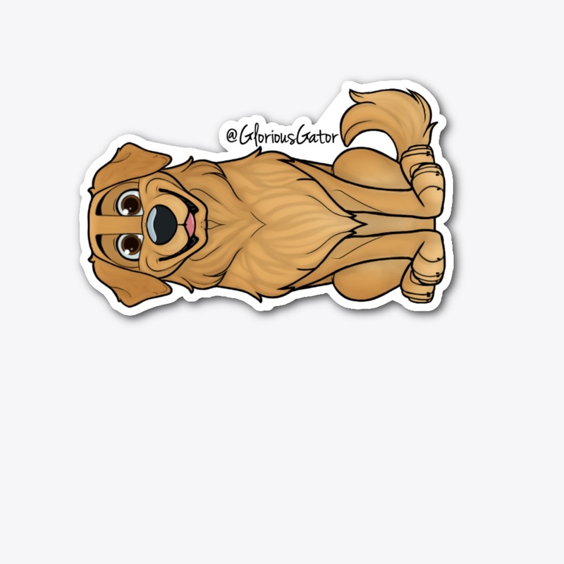 Goofy Gator Sticker
