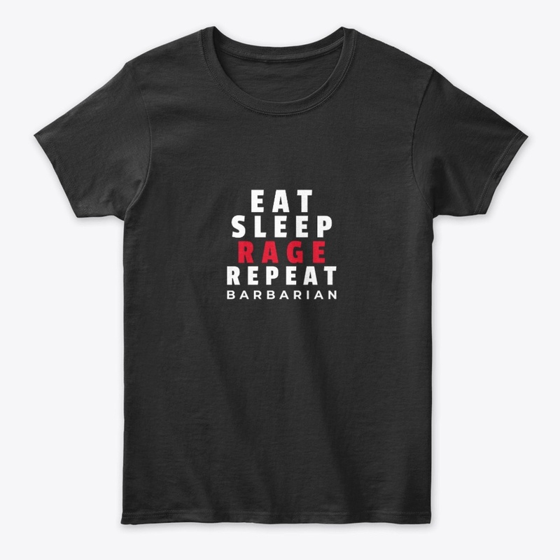 DnD - Eat Sleep Rage Repeat - Light