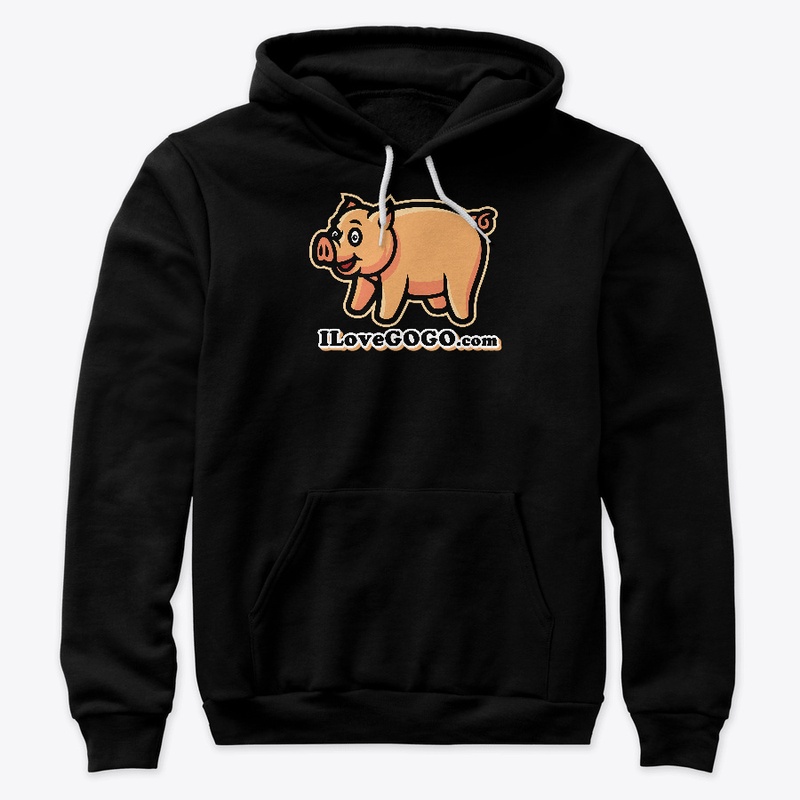 Standing piggy I Love GOGO
