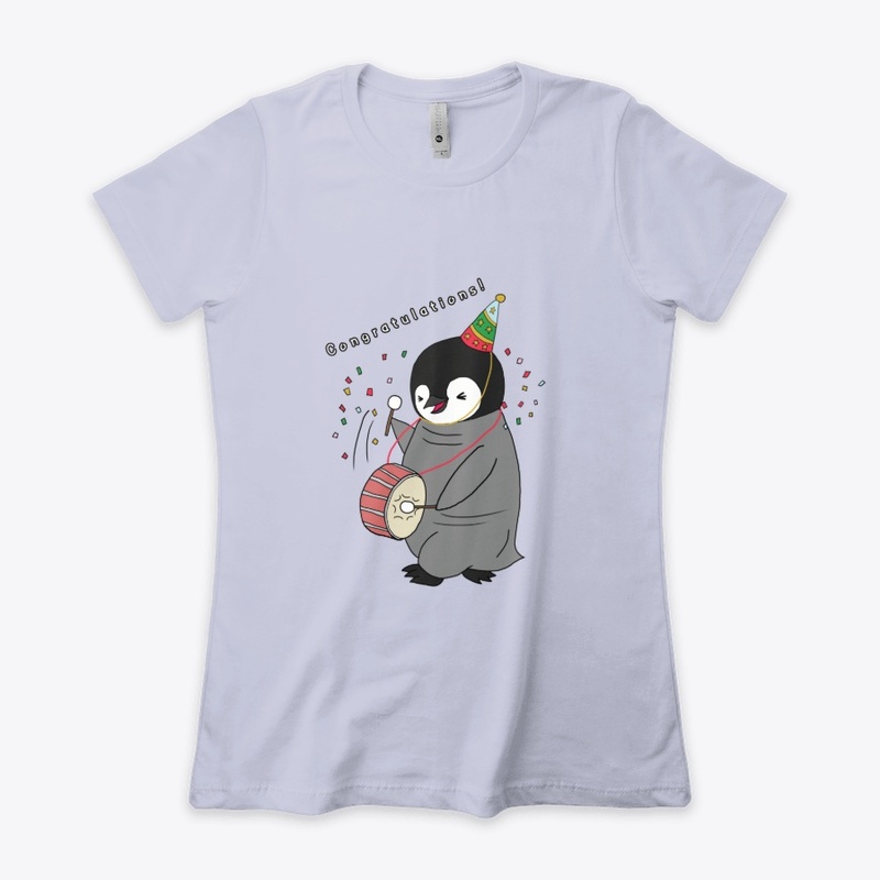 Congratulations - Cute Baby Penguin