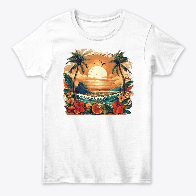 Nature's Beauty: Women's Tee Collection