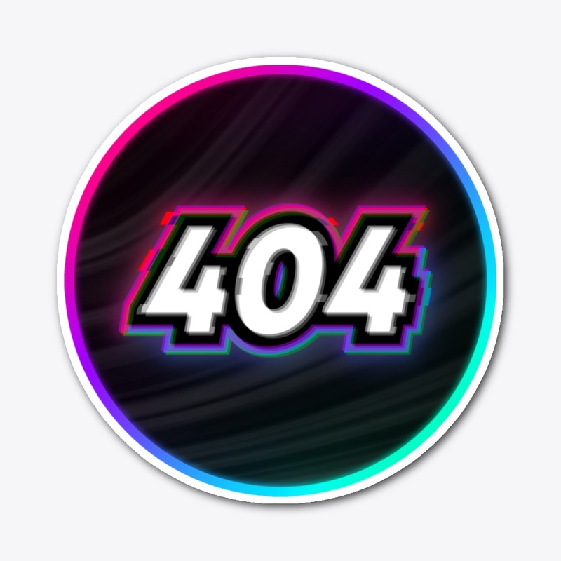 Round 404 sticker