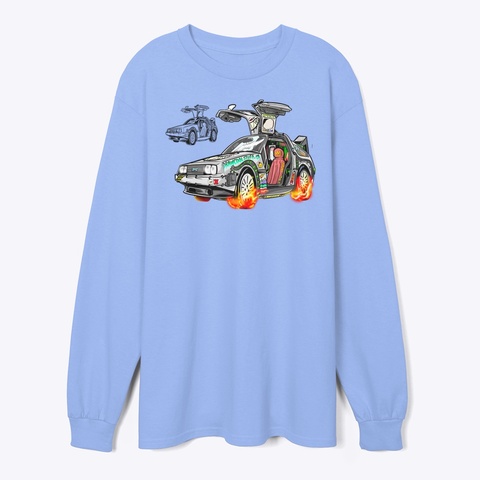 Vroom Sneak Light Blue T-Shirt Front