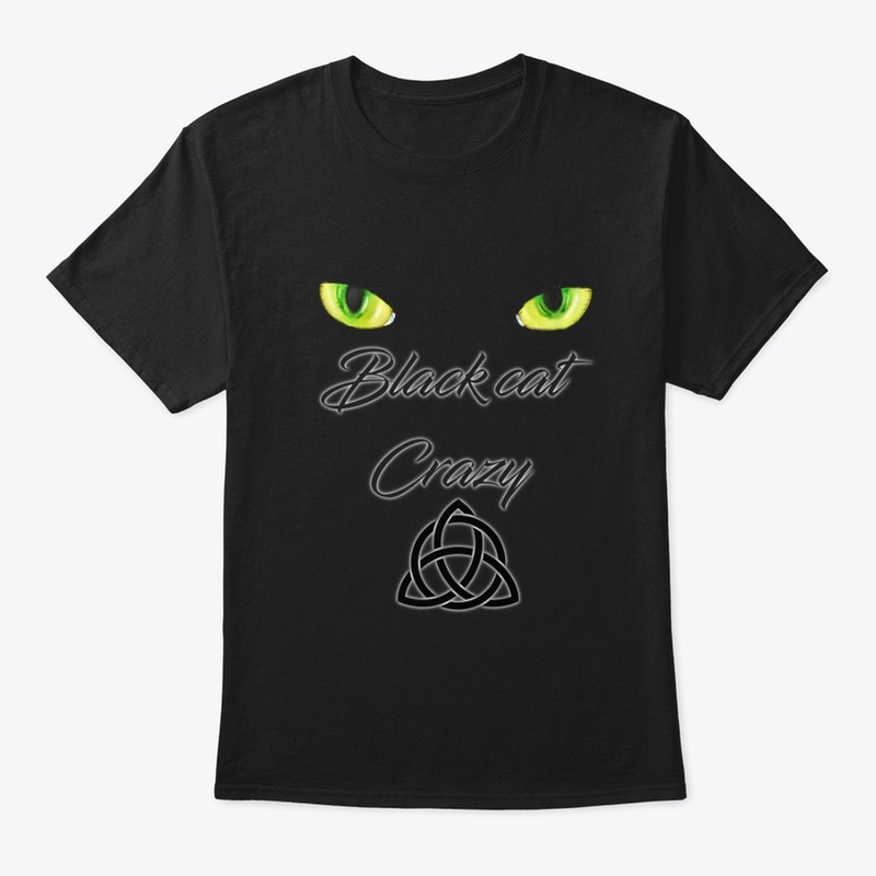 crazy black cat