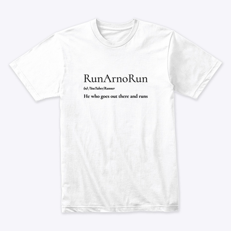 RunArnoRun dictionary black print