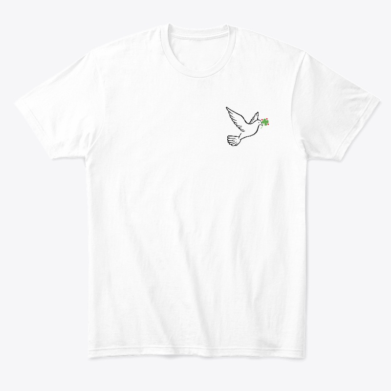 Dove w Shamrock & Hearts