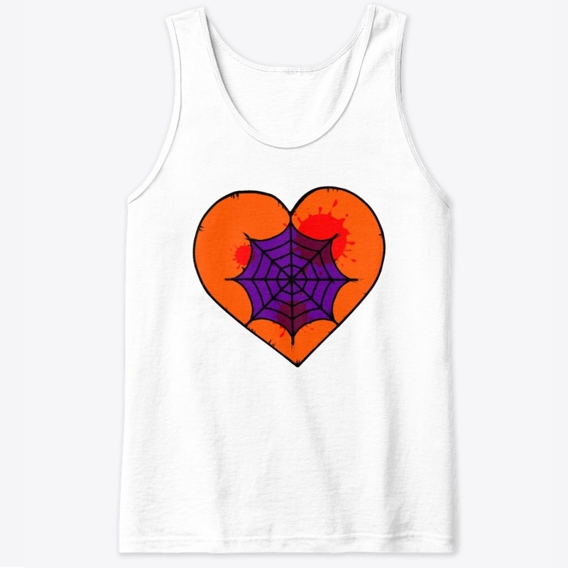 Horror Heart (Orange/Purple)