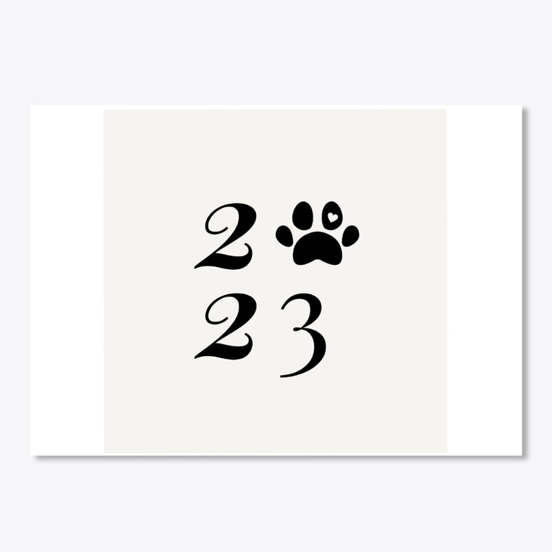 Ivory 2023 Dog Mom Sticker