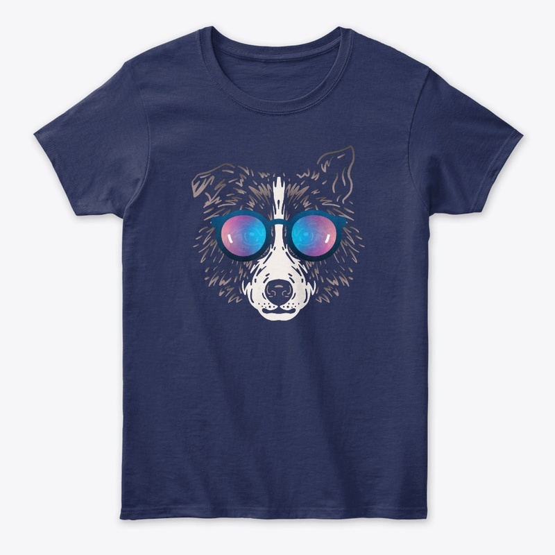 Cute Dog in Sunglasses (Colored+sg06)