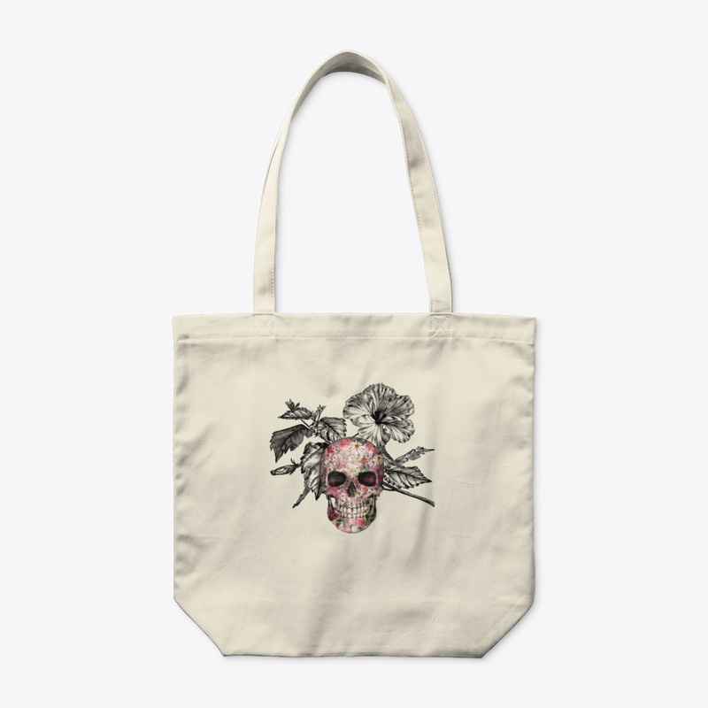 floral skull