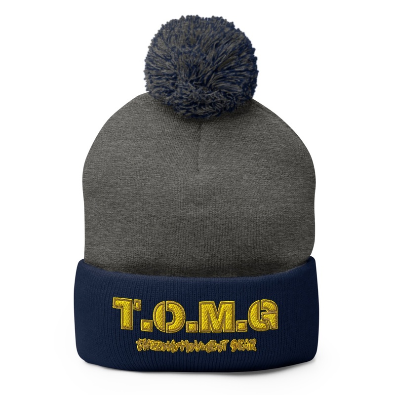 T.O.M.G Pom Beanie (GOLDM!ND LOGO)