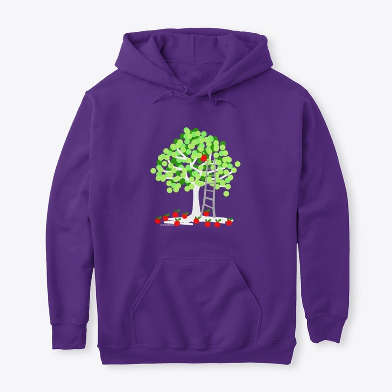 apple tree by night