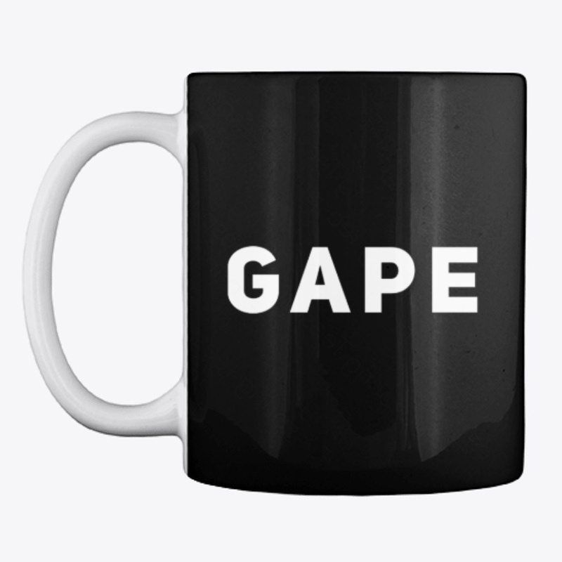 Gape white font