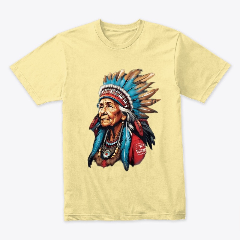Indigenous Fascinating Old Woman