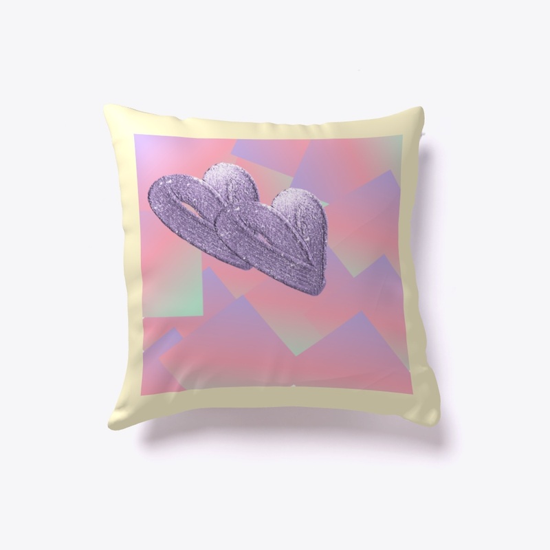 glitter heart design