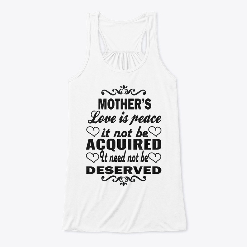 Mother's Love Is Peace-T-Shirt