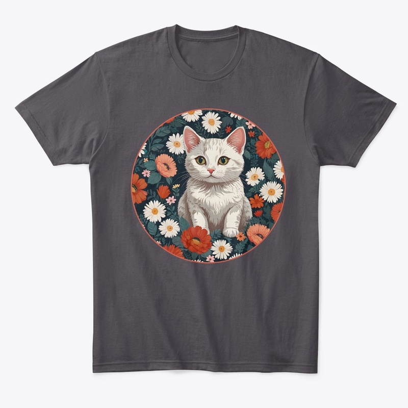 Paws and Petals: Floral Feline Fantasy